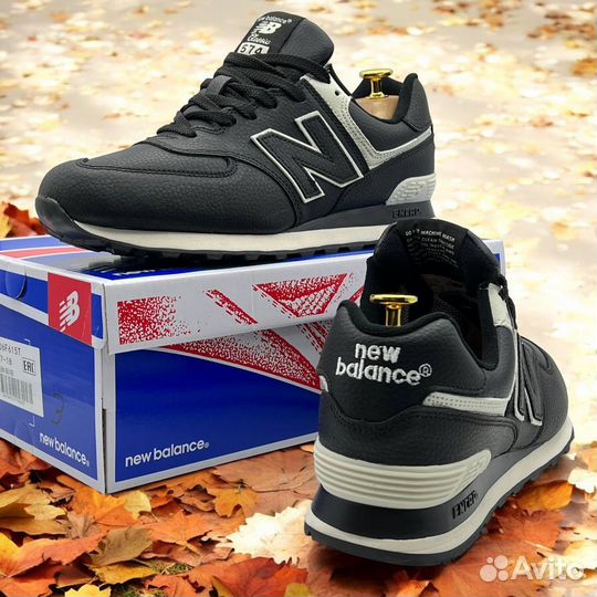 New Balance 574 кожаные