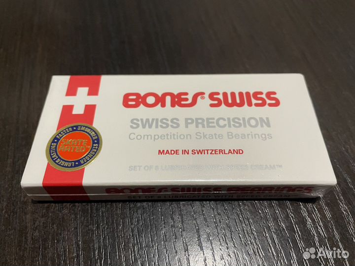 Подшипники Bones swiss для скейтборда/лонгборда