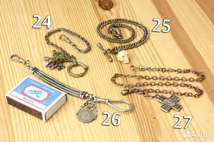 Украшения пуговицы кулоны цепочки Европа СССР