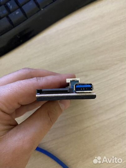 Райзер SATA PCI-E 1x to 16x ver. 007s