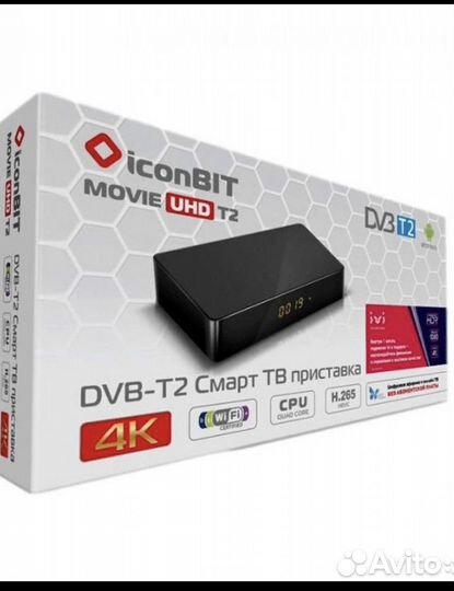 Smart-TV приставка iconBIT Movie UHD T2 (4K-androi