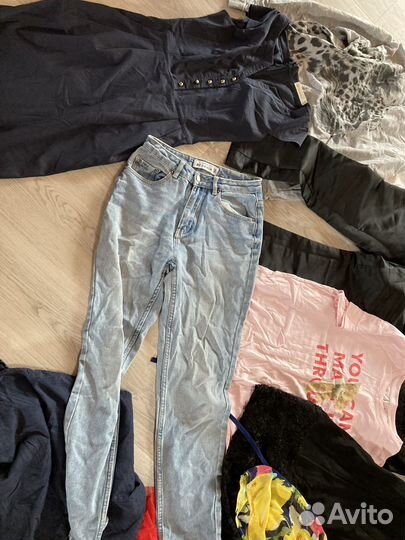 Одежда пакетом 20 штук для девочки 13-15 лет