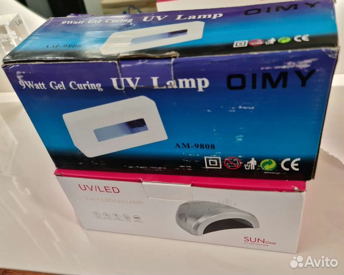 Лампа для сушки ногтей новая с сенсором