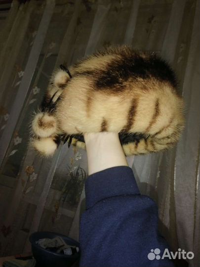 Шапка норковая женская