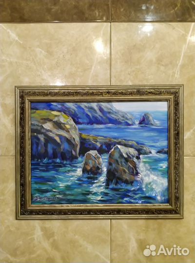 Живопись маслом,картина 30х40, в раме