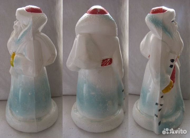 Деды Морозы СССР пластик игрушки