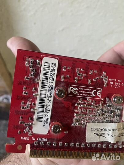 Видеокарта Palit GT430 1GB