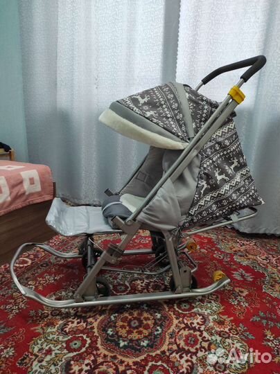 Детские санки коляска