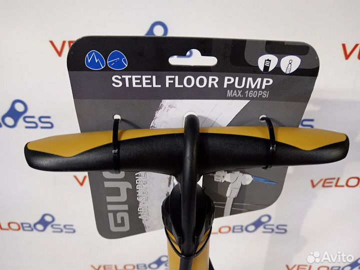 Насос напольный с манометром giyo GF-33P