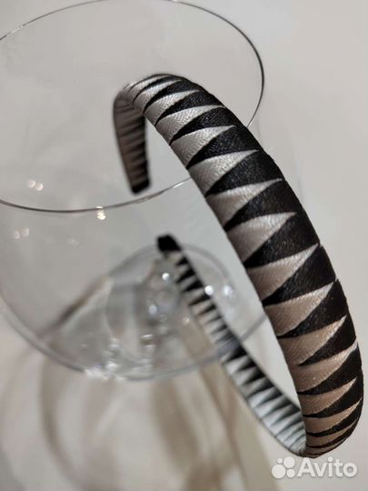 Авторская работа. Ободок, банты, канзаши