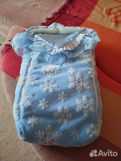 Конверт на выписку зимний для мальчика