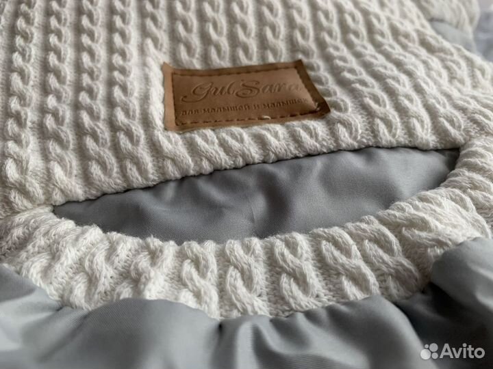 Конверт зимний в коляску на овчине