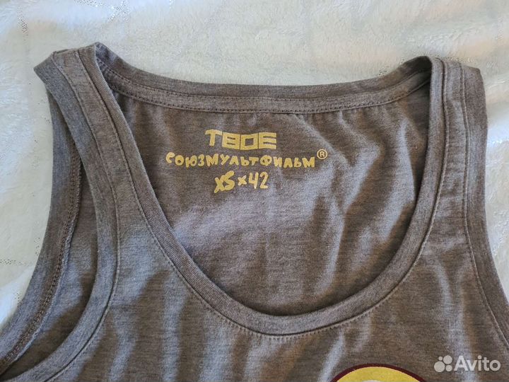 Майка длинная Чебурашка