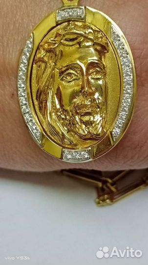 Золотая цепь 750 пробы с бриллиантами