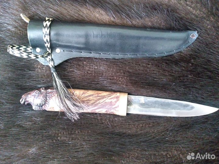 Нож якутский охотничий