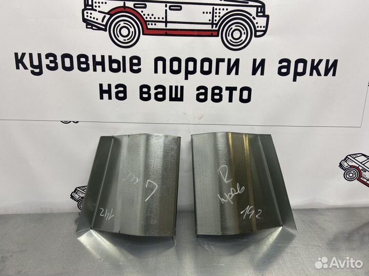 Mitsubishi Pajero 3 порог + усилитель левый