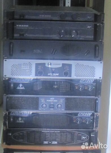 Усилители звука Pro 180-3300W PV Crown QSC C-M CVG