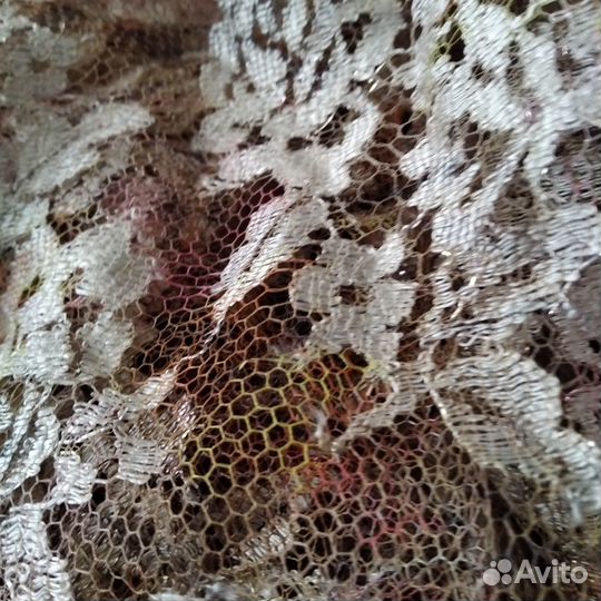 Отрезы ткани СССР. Гипюр, трикотаж, шерсть