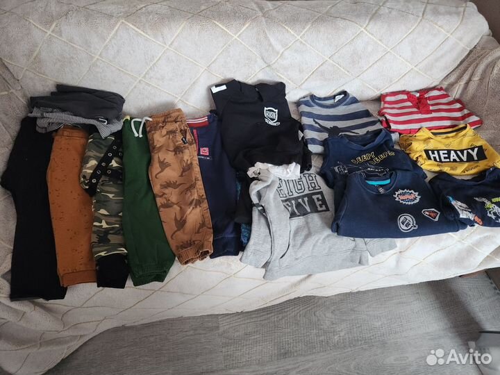 Вещи пакетом на мальчика 86 92