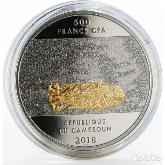 Серебряная монета Камеруна 