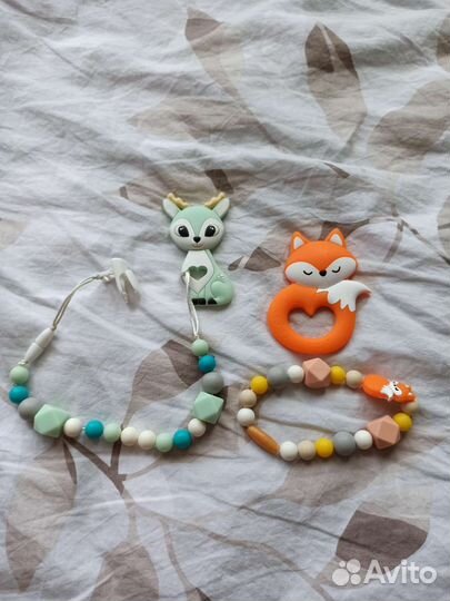 Силиконовые грызунки, прорезыватель зубов