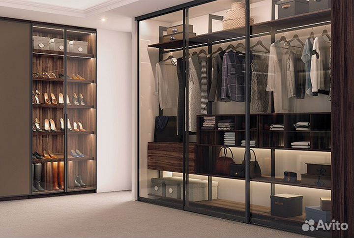 Межкомнатные перегородки из алюминия на заказ