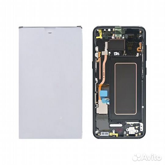 Дисплей Samsung Galaxy S8 G950F черный+рамка Orig