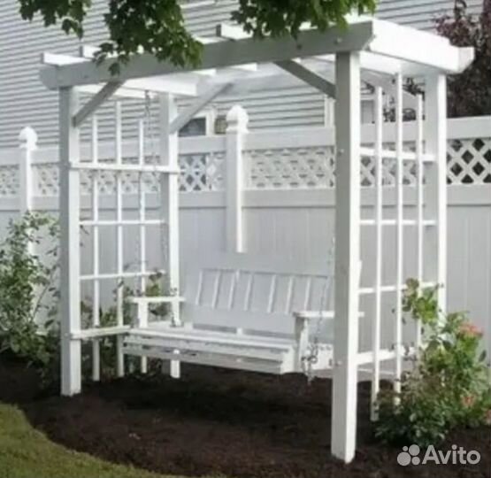 Беседка / пергола с качелями