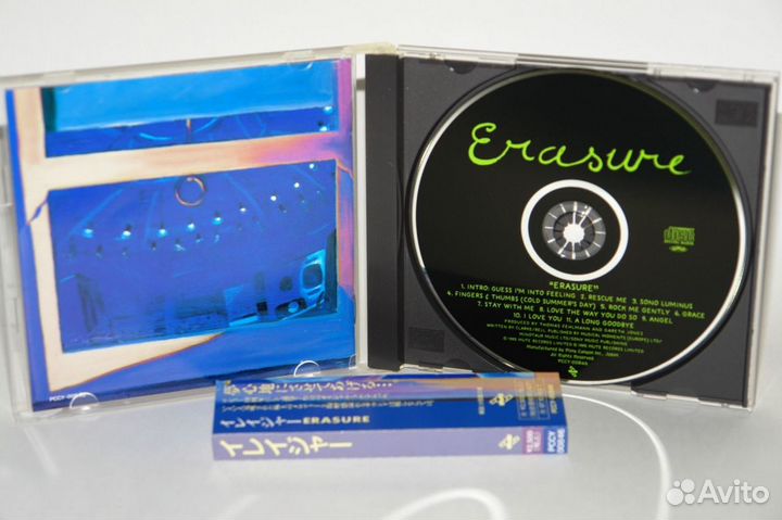 Erasure (1995) japan, Mute - pccy-00846, OBI NM