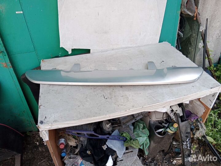 Накладка заднего бампера kia rio x-line