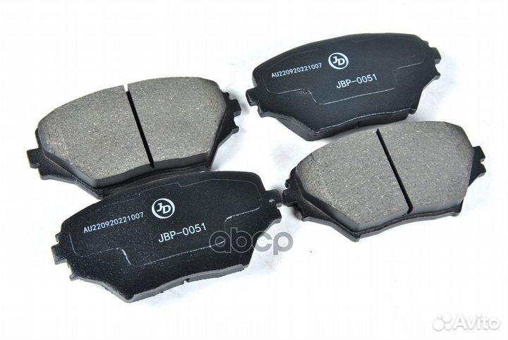 Колодки тормозные, передние D2202H JBP0051 Just