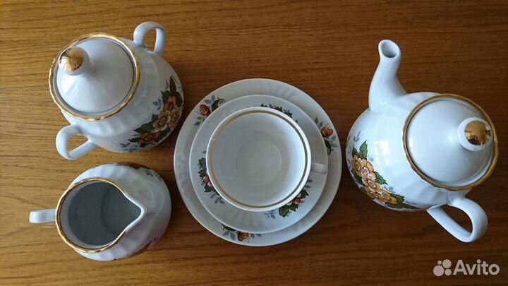 Чайный сервиз Рижского фз RPR 6 персон 21 предмет