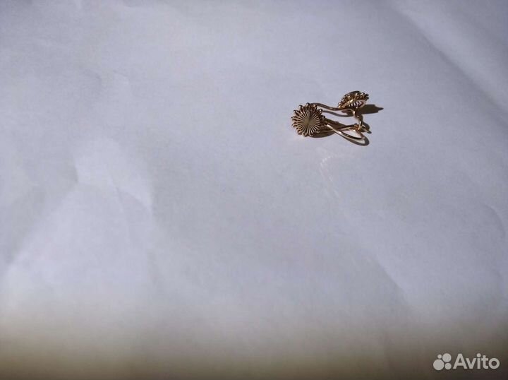 Золотые серьги