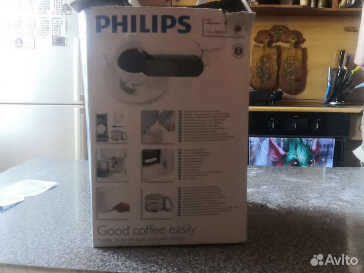 Кофеварка капельная philips