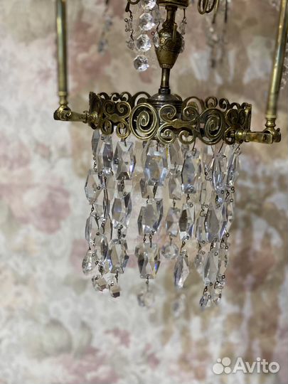 Люстра антикварная дворцовая, Россия XIX стиль мод