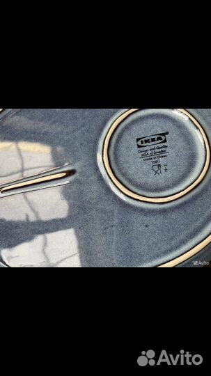 Набор чашка и тарелка IKEA