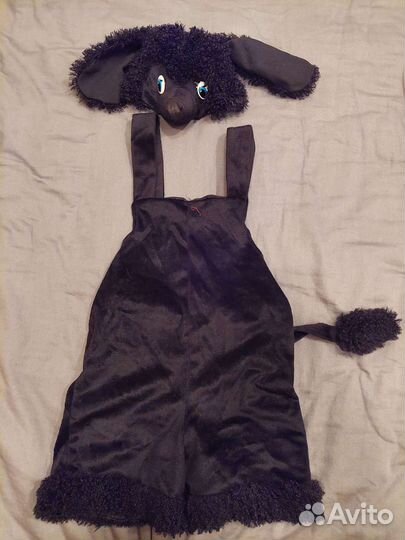 Маскарадный костюм чёрный пудель