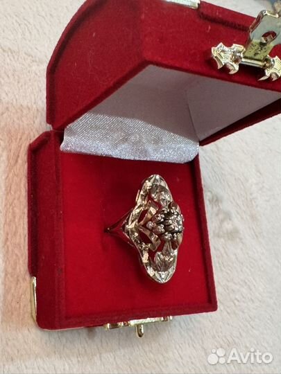 Кольцо Маркиза с бриллиантами