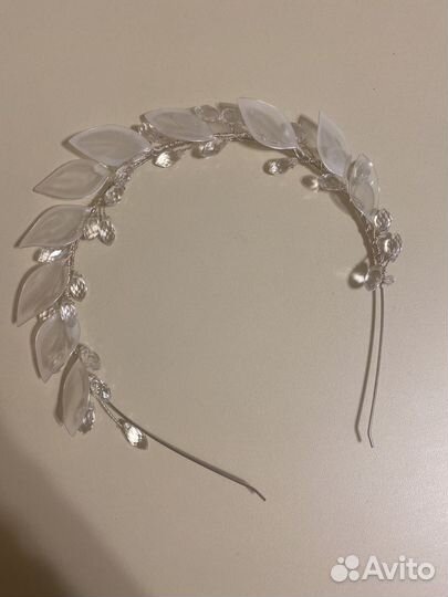 Свадебное украшение ручной работы ободок диадема