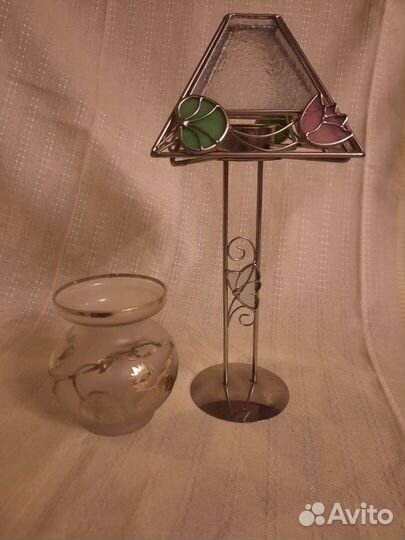 Подсвечник вазочка