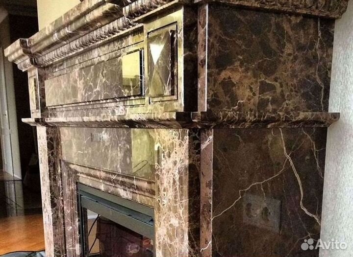 Камин из марамора