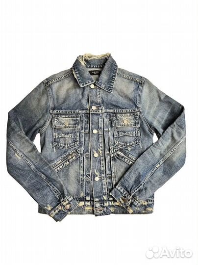 Джинсовая куртка Amiri Distressed