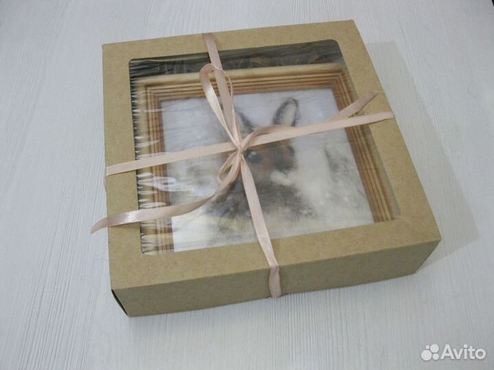 Картина шерстью символ года 