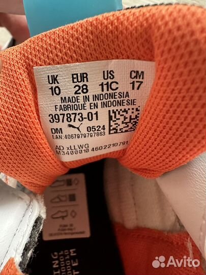 Кроссовки Puma 28 новые