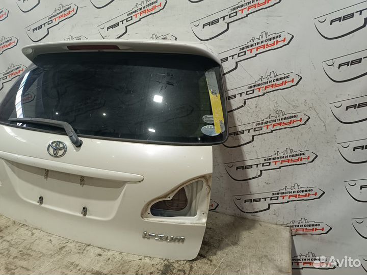 Дверь задняя toyota avensis verso ipsum ACM21W ACM26W 6700544900 белый, 042 TE070