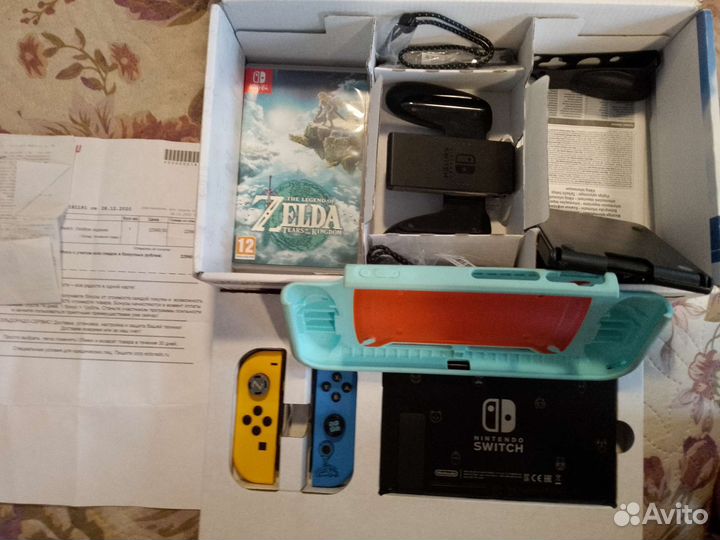 Nintendo switch Rev 2 + Zelda ToTK