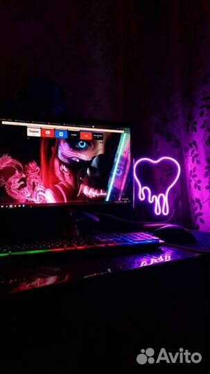 Неоновая вывеска Сердце