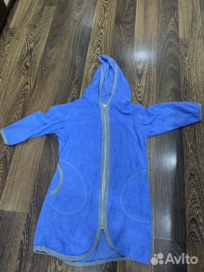 Мохровый халат 110 см 3-4 года