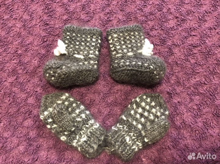 Пинетки и варежки