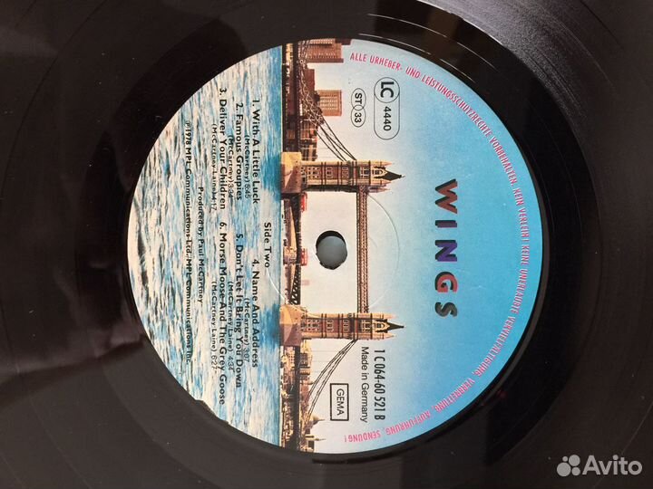 Виниловая пластинка McCartney “London Town”